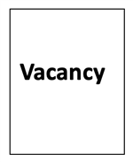 Vacancy
