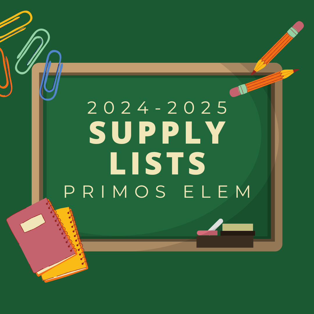  Supply List