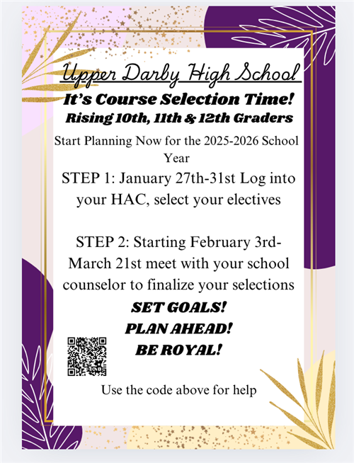 Course Selection for 25-26