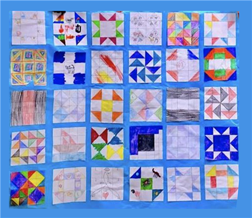 Freedom Quilt designed by Upper Darby High School Students 