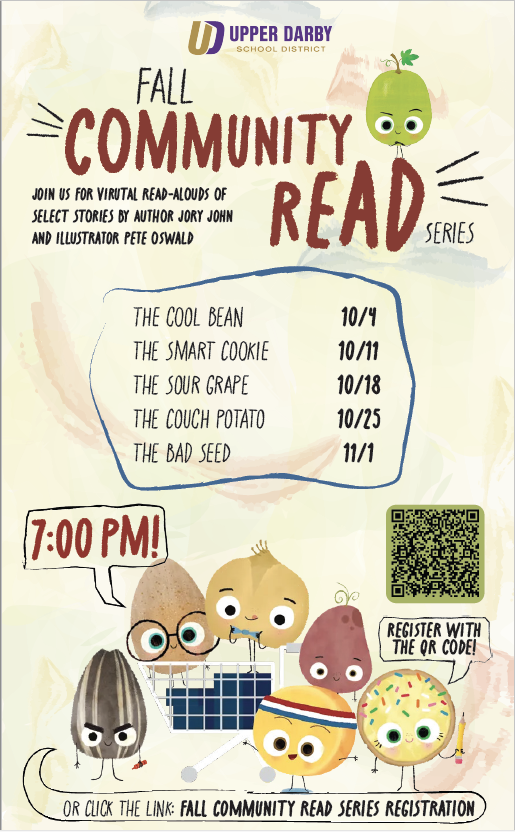  Fall community read series with author Jory John and illustrator Pete Oswald
