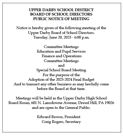6-20-23-Special-Meeting-Advertisement