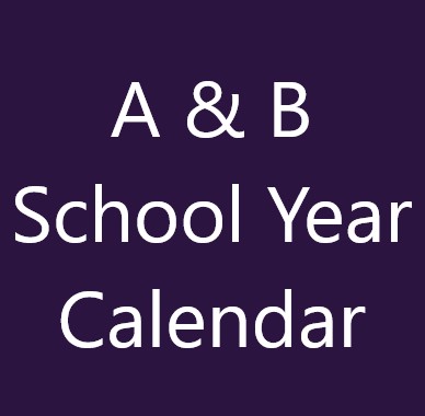  A & B School Year Calendar