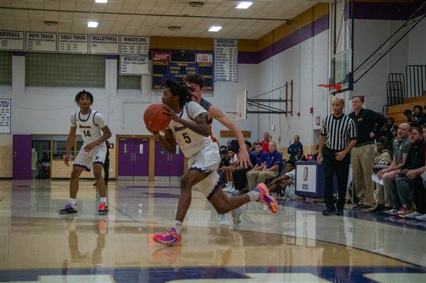 Upper Darby High School Boys' basketball varsity team vs Penncrest 1/14/2023