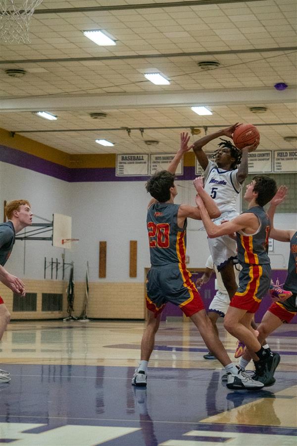 Upper Darby High School Boys' basketball varsity team vs Penncrest 1/14/2023