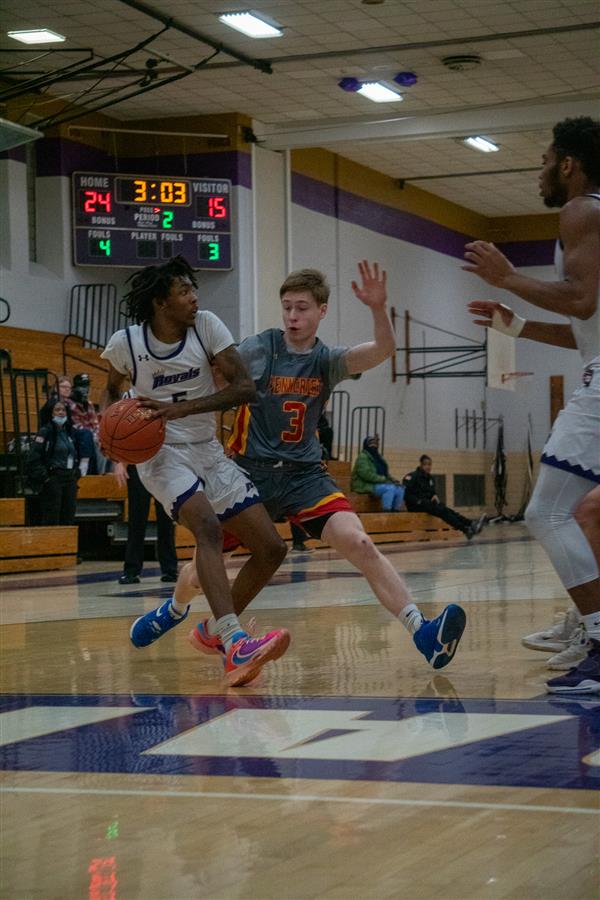 Upper Darby High School Boys' basketball varsity team vs Penncrest 1/14/2023