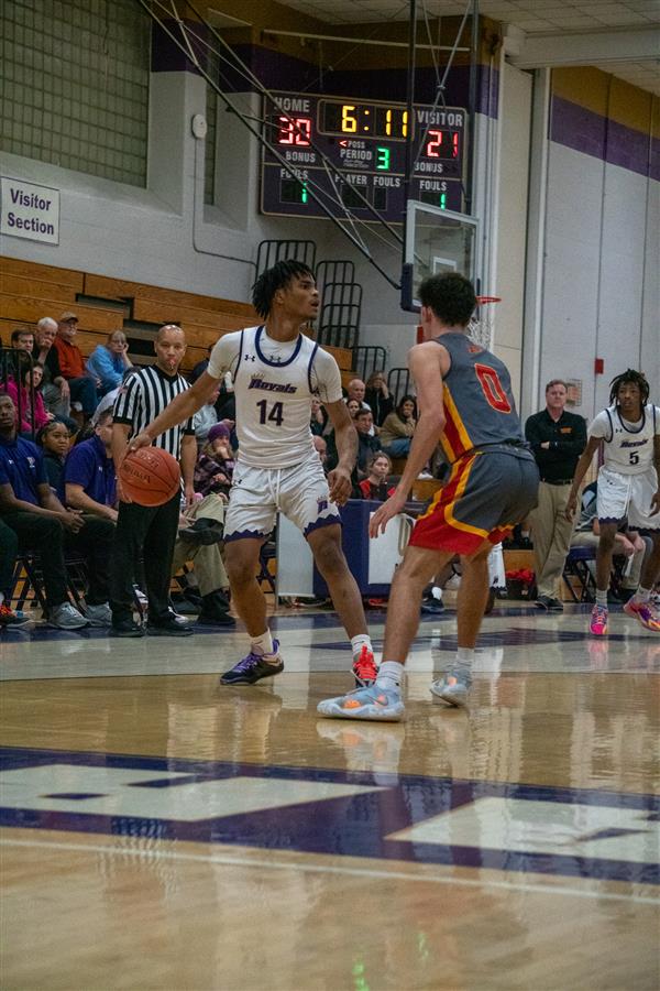 Upper Darby High School Boys' basketball varsity team vs Penncrest 1/14/2023