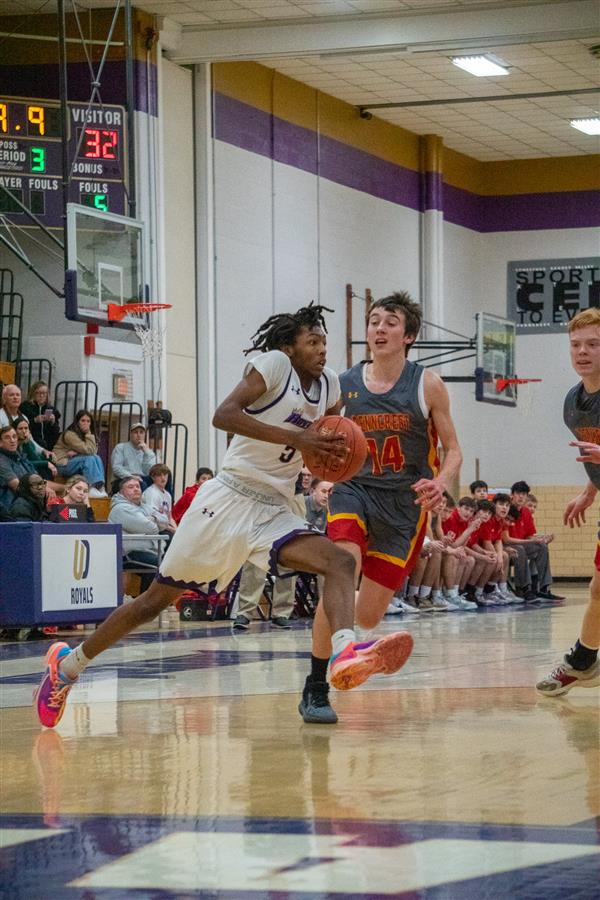 Upper Darby High School Boys' basketball varsity team vs Penncrest 1/14/2023