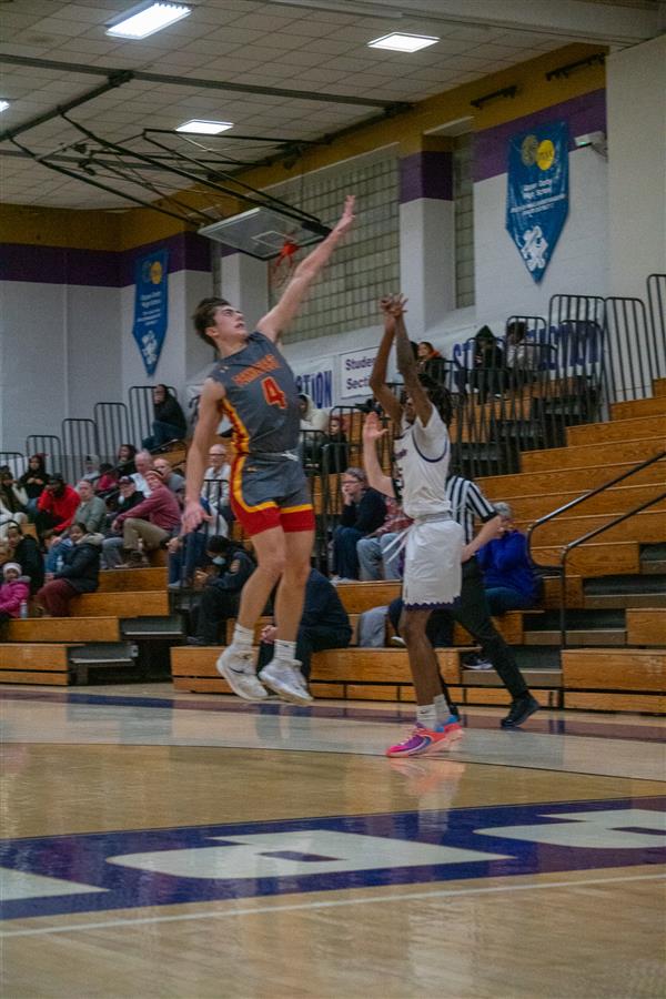 Upper Darby High School Boys' basketball varsity team vs Penncrest 1/14/2023