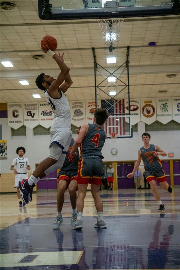 Upper Darby High School Boys' basketball varsity team vs Penncrest 1/14/2023