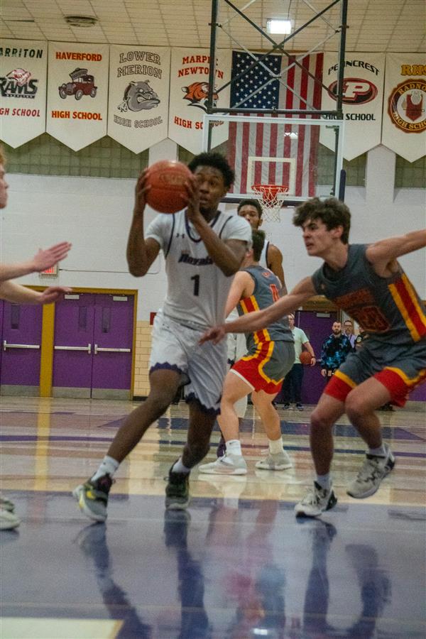 Upper Darby High School Boys' basketball varsity team vs Penncrest 1/14/2023