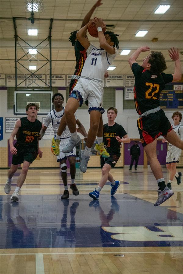 Upper Darby High School boys' basketball game Junior Varsity vs Penncrest High School 1/14/2023
