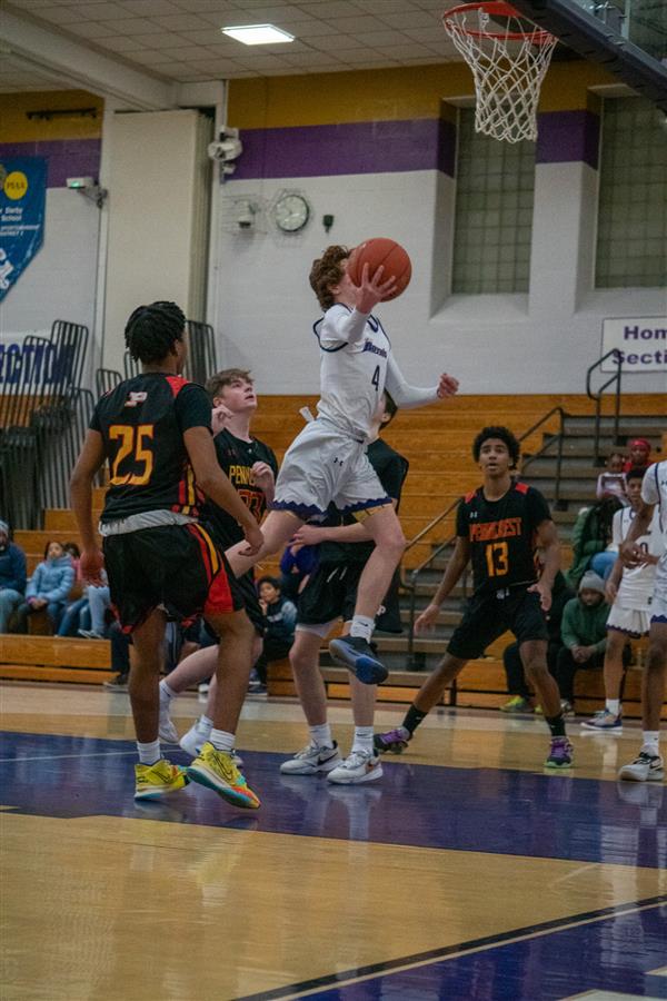 Upper Darby High School boys' basketball game Junior Varsity vs Penncrest High School 1/14/2023