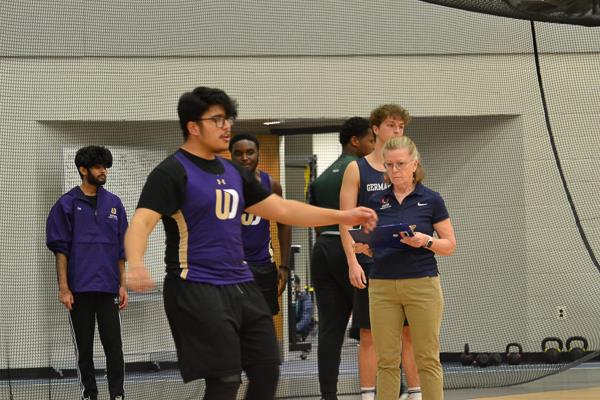 Upper Darby High School Boys' indoor track throwers meet at Germantown Academy (2.8.23)