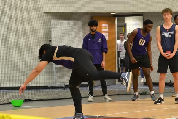 Upper Darby High School Boys' indoor track throwers meet at Germantown Academy (2.8.23)