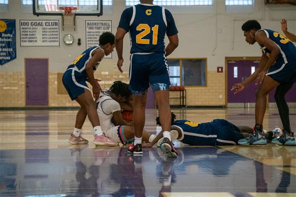 Upper Darby High School boys basketball PIAA playoff win vs Cheltenham 2/18/2023