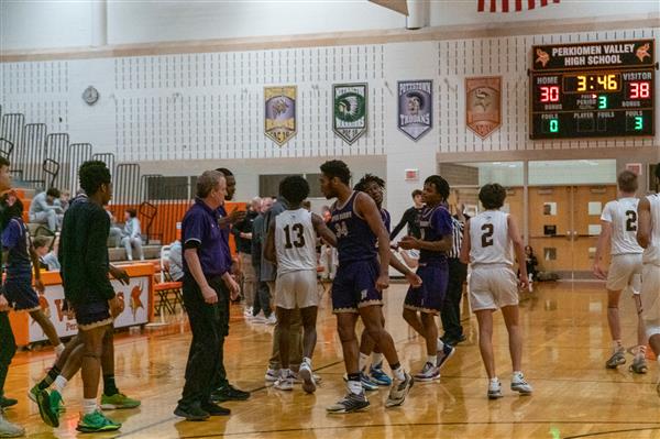 Upper Darby High School BOYS BASKETBALL SECOND ROUND WIN VS PERKIOMEN VALLEY 2/21/2023